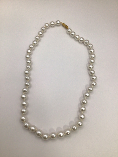 White Faux-Pearl strand